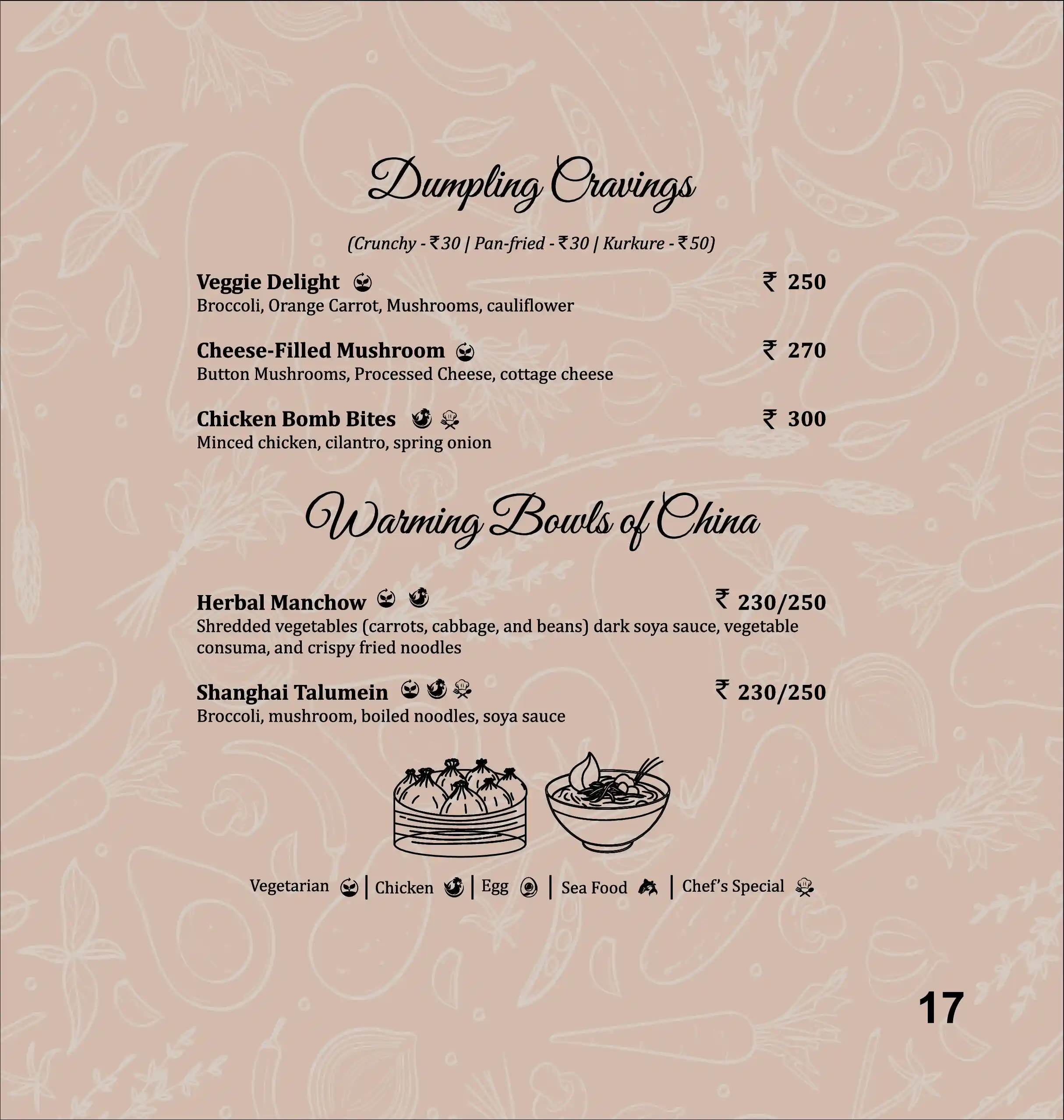 Dessert Menu