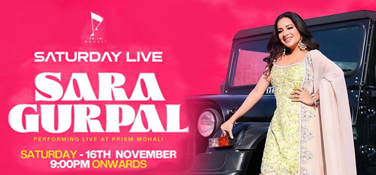 Saturday Live with Sara Gupal at Prism Mohali