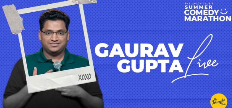 Gaurav Gupta Performing Live Comedy Show