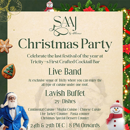 Christmas Party at Saaj By Abhinav