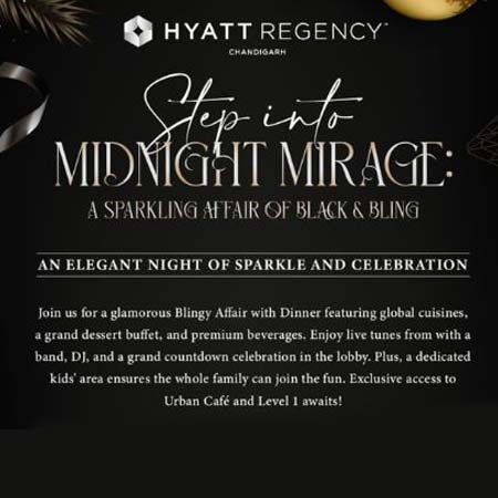 Hyatt Urban Café New Year Bash 2024 Chandigarh