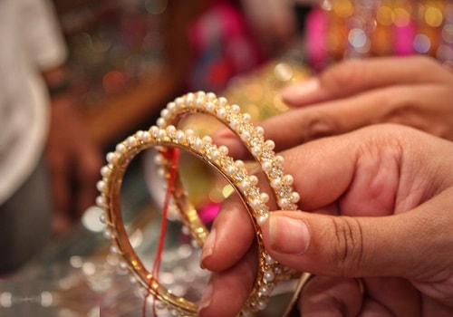 Gold Plated Golden Pearl chain jewellery making at Rs 550/piece in Ahmedabad