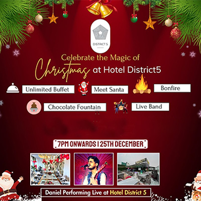 Magical Christmas Eve at District 5 Panchkula 2025