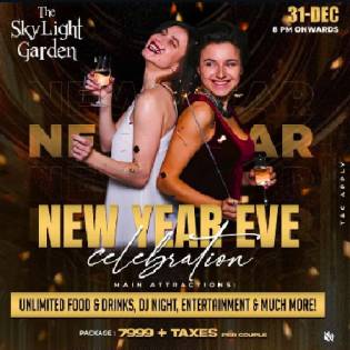 New Year Eve 2025 Party at Skylight Garden