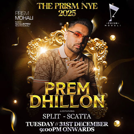 NYE 2025 with Prem Dhillon at Prism