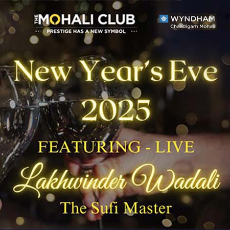 NYE with Lakhwinder Wadali Live at Wyndham Mohali