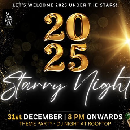 RAIR Rooftop Starry Night New Year Party 2025