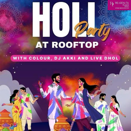 Rooftop Holi Party at Regenta Place Mohali