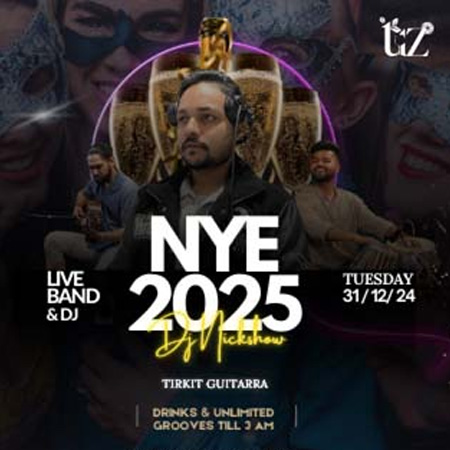 Tiz Chandigarh NYE 2025 - Live Music & Fun